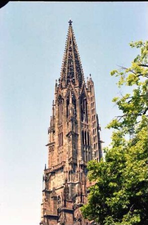 Freiburg: Münsterturm, Südseite