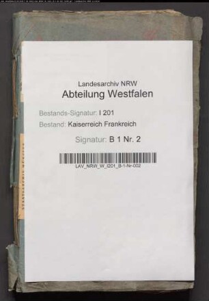 Die Territorialeinteilung des Arrondissements Minden.