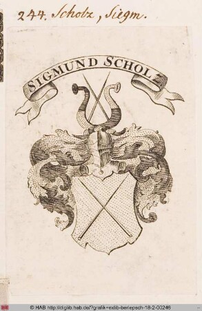 Wappen des Sigismund Scholz