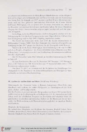 19. Lexikon der antiken Kulte und Riten (Heidelberg/Würzburg)