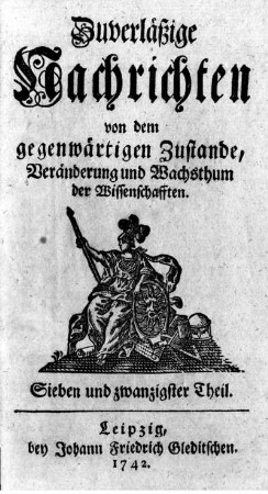 Sieben und zwanzigster Theil.
