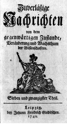 Sieben und zwanzigster Theil.