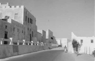 Indisches Viertel in Mogadischu : Blick in eine Straße des indischen Viertels in Mogadischu.