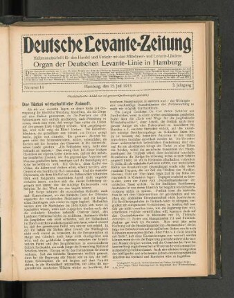 Der Türkei wirtschaftliche Zukunft.