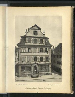 Schwäbisch Gmünd. Haus am Marktplatz