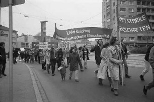 Maikundgebung des Deutschen Gewerkschaftsbundes DGB zum "Tag der Arbeit"