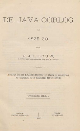 Deel 2: De Java-oorlog van 1825-30