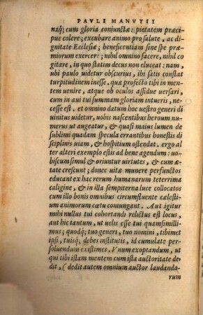 Epistolarum Pauli Manutii Libri quattuor