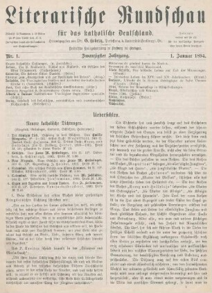 1-4 Neuere katholische Dichtungen