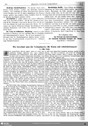 Wie berechnet man die Verkaufspreise für Waren und Arbeitsleistungen?