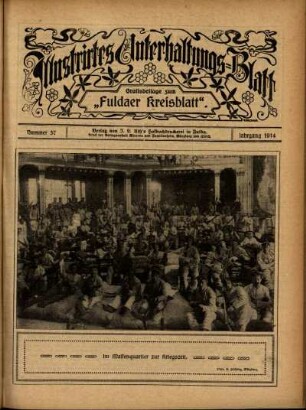 Ausgabe vom Sonntag, den 13. September 1914.