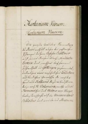 Herbarium Vivum