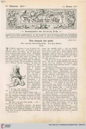 Heft 8 (15. Januar 1888)