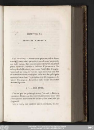 § 1er. — Règne Minéral.