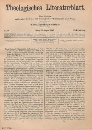 137-143 [Rezension] Das Werden des Markusevangeliums
