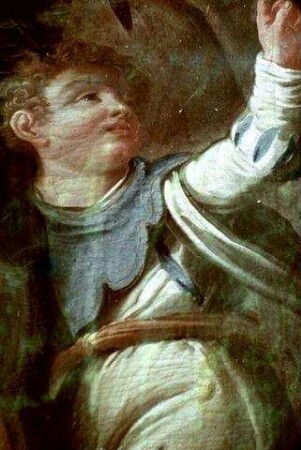 Christus nimmt das Kreuz auf sich