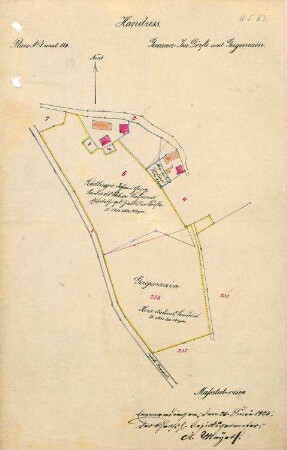 Liegenschaftstausch zwischen den Hofbauern Andeas Herr und Georg Kölblin