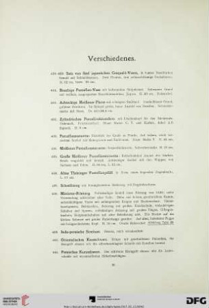 Verschiedenes (Nr. 425-499)
