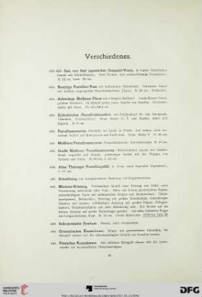 Verschiedenes (Nr. 425-499)