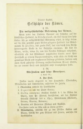 Drittes Kapitel. Geschichte der Römer