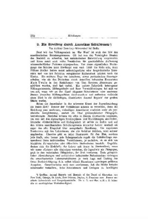 Ein Streifzug durch Amerikas Schulwesen