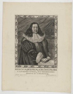 Bildnis des Hieronymus Wilhelm Schlüsselfelder