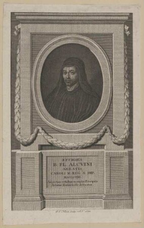 Bildnis des Flaccus Alcuinus