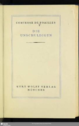 Die Unschuldigen