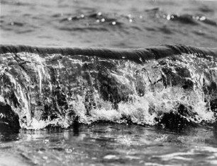 Brandung am Strand der Nordsee