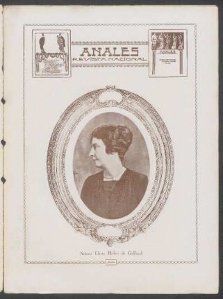 [Fotografía de] Señora Elena Heber de Gallinal