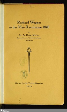Richard Wagner in der Mai-Revolution 1849