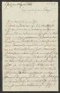 Brief von Ludwig von Welden an Regensburgische Botanische Gesellschaft