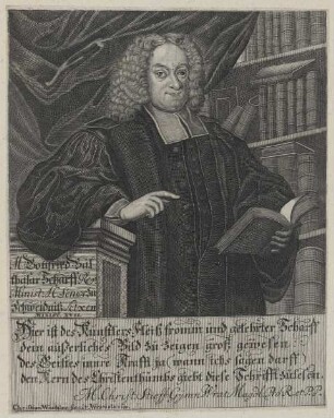 Bildnis des Gottfried Balthasar Scharff
