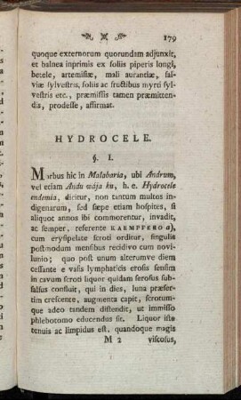 Hydrocele.