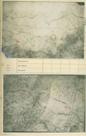 Fotos der Gelände um den Nordrand des Brule-Waldes und um den östlichen Chaume-Wald (Luftbilder)