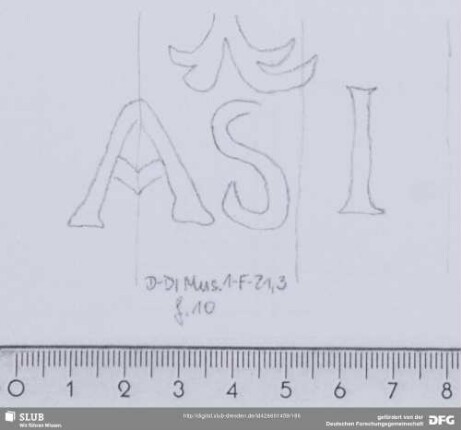 W-Dl-379 Vierkopfschaft / "AST"