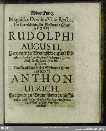 Abdanckung