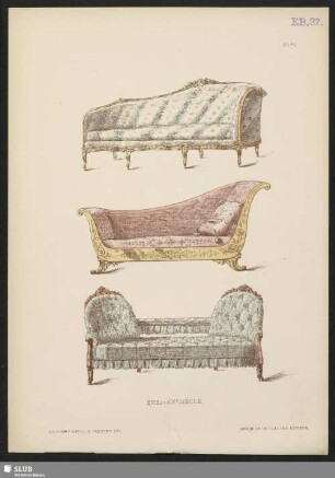 Sofa und Causeuse