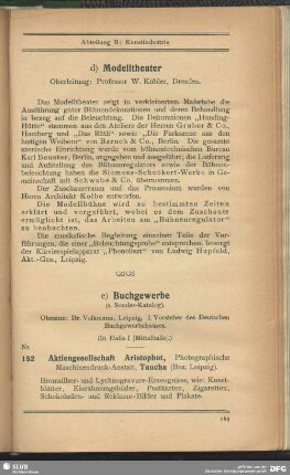 e) Buchgewerbe