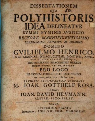 Diss. qua polyhistoris idea delineatur
