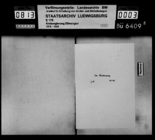 Schneiderinnung für den Oberamtsbezirk Neresheim