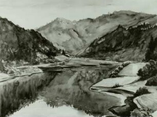 Berglandschaft mit See