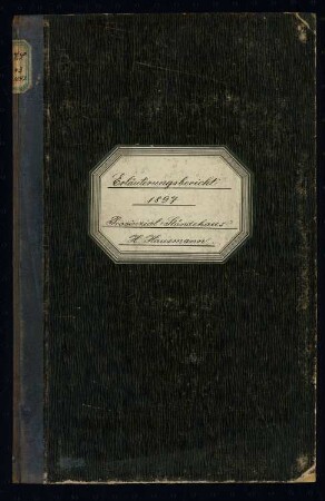 Provinzial-Ständehaus Schinkelwettbewerb 1897: Erläuterungsbericht