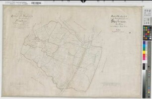 Bachum (Arnsberg), Separation der Gemarkung Bachum, Bl.1,2 Brouillonkarte Flur 11