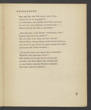 Erinnerung