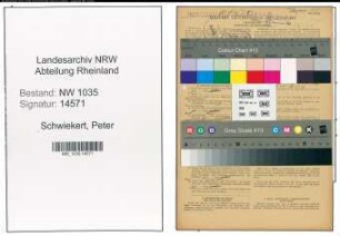 Entnazifizierung Peter Schwiekert , geb. 05.02.1889 (Steiger)