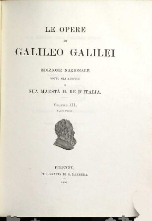 Le opere di Galileo Galilei, 3,1