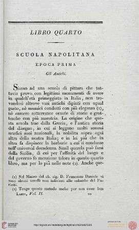 Libro Quarto: Scuola Napolitana