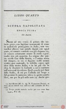 Libro Quarto: Scuola Napolitana