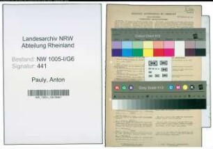 Entnazifizierung Anton Pauly , geb. 20.11.1906 (Rechtsanwalt)